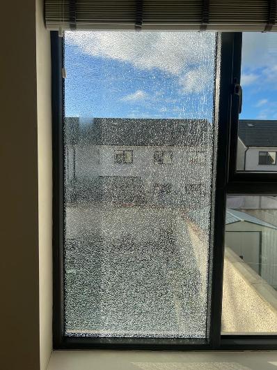 Double glazed window repair Co.Kildare: before