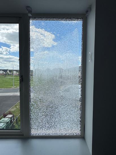 Glass and Double Glazing Repairs Newbridge: Before | Paneless Solutions